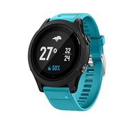 TopTen Cinturino da polso sportivo in silicone a montaggio rapido, 22 mm, accessori di ricambio, compatibile con smartwatch Garmin Forerunner 935/Fenix 5/Fenix 5 Plus/Fenix 6/Fenix 6 Pro (blu)