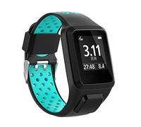 TopTen Cinturino in Silicone Cinturino di Ricambio Accessori Cinturino Compatibile per TomTom Runner Serie 2/3, Spark 3, Golfer 2, Adventurer Smartwatch