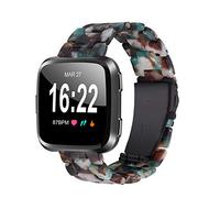 TopTen Cinturino per orologio compatibile con smartwatch Fitbit Versa 2/Versa/Versa Lite/Versa Special Edition, cinturino di ricambio in resina, cinturino regolabile, E, Vintage