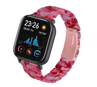 TopTen Cinturino per orologio da 20 mm compatibile con smartwatch Amazfit Bip S/Bip/Bip Lite, cinturino sottile in resina, accessori di ricambio regolabili, q, Regolabile