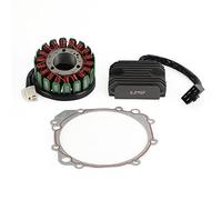 Topteng Magneto Coil Stator+Voltage Rectifier+Gasket Adatto per Suzuki GSXR 600 750 1996-2000