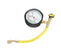 Topteng Nitrogen Pressure Test Gauge Adatto per Air Conditioning, Refrigeration Test Table, Car And Central Air Conditioning, 1/4 SAE inch Interface, -1~60bar Pressure Range, 80mm Head Diameter