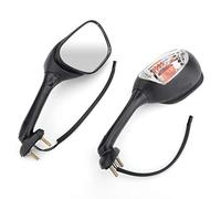 Topteng Specchietti retrovisori laterali con indicatori di direzione adatto per Suzuki GSXR600 GSX-R750 GSXR1000 02-15
