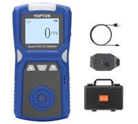 TopTes Guard-533 Rilevatore di Monossido di Carbonio, con Allarmi Visivi, Sonori e a Vibrazione, Design con Clip Posteriore, 120h di Standby, Sicuro e Antideflagrante per Uso Domestico e Professionale