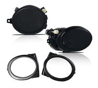 TOPTHAN Fendinebbia per E46 E39 Paraurti M-Tech Pacchetto M Sport Serie 3 5 M3 M5 09/2000-12/2007(HB SDN WGN CPE CONV) HB4 1 Paio Nero Grigia