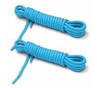 TOPTIE 2 Paia Lacci Tondi per Stivali 5/32", Lacci in Poliestere per Stivali Escursionismo Sport all'Aperto