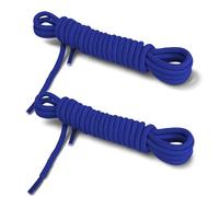 TOPTIE 2 Paia Lacci Tondi per Stivali 5/32", Lacci in Poliestere per Stivali Escursionismo Sport all'Aperto