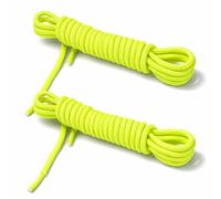 TOPTIE 2 Paia Lacci Tondi per Stivali 5/32", Lacci in Poliestere per Stivali Escursionismo Sport all'Aperto