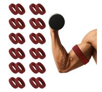 TOPTIE 24 pezzi Fasce per bicipiti, Fasce per il sudore da calcio, 8,9 x 3,5 cm Fascia da braccio elastica per uomo Sport