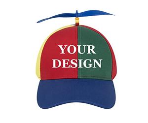 TOPTIE Cappello a elica colorato con Stampa Personalizzata Berretto da Baseball Unisex per Adulti Cappello da Elicottero Creativo Multicolore per elicotteri