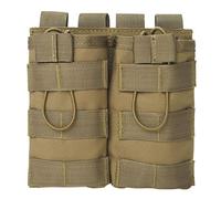 TOPTIE Custodia Tattica per Caricatore, Custodia M4 M16 AR-15 Tipo Molle Mag, Doppio o Triplo Supporto per Caricatore Aperto Airsoft