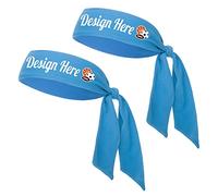 TOPTIE Fascia per capelli personalizzata, fascia per il sudore, fascia sportiva, crea la tua fascia con logo