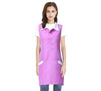 TOPTIE Grembiule da server uniforme da lavoro senza maniche con due tasche per salone di bellezza per capelli/unghie