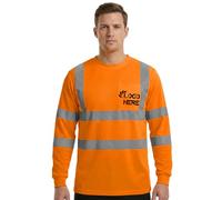 TOPTIE Maglietta a Manica Lunga Classe 3 Personalizzata con il Tuo Logo