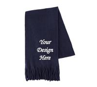 TOPTIE Sciarpa Personalizzata per uomini e donne, Sciarpa Autunno Invernale, Sciarpa ricamata personalizzata con logo