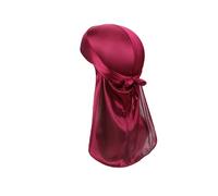 TopTie Silky Durag Fascia per Capelli a Coda Lunga con Cinghie Larghe per 360 Onde, Doo Durag Cappello da Pirata