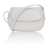 Toptime Borsa a tracolla da donna, piccola borsa a tracolla in pelle scamosciata, leggera ed elegante, con tracolla regolabile, mini borsa da sella beige per viaggi, shopping, appuntamenti