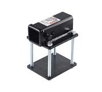 TOPTOW Ricevitore per gancio paraurti RV 63801 per travi da 4 "a 4,5", apertura ricevitore da 5,1 cm, adatto per portabici, portabici e camper