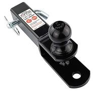 TOPTOW Supporti per gancio di traino per ATV/UTV, sfera da 5 cm, perno a forcella, adatti per ricevitore da 5 cm