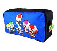 Toptoys2u Bargain Bundles Super-Mario Blue Toad - Astuccio per cancelleria, con cerniera, colore: Blu