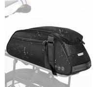toptrek Borsa Portapacchi Sacca Bicicletta, 8 l, per Portapacchi con Parapioggia, 3 in 1, Dimensioni 38 x 16 x 15 cm