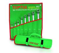 TOPTUL GAAA0810 Kit chiavi ad anello-doppie