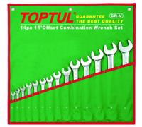 TOPTUL GAAA1404 Kit chiavi ad anello / fisse