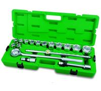 Set di chiavi a bussola TOPTUL 3/4 pollice 6-kant 17Stk 19 21-27 30 32 36 38 41 46 50mm