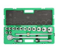 Set di chiavi a bussola TOPTUL 3/4 pollice 12-kant 17Stk 19 - 27 30 32 36 38 41 46 50 mm