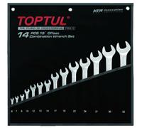 TOPTUL GPAB1406 Kit chiavi ad anello / fisse