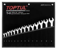 TOPTUL GPAQ1402 Kit chiavi ad anello / fisse