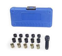 TOPWAY 16 Pezzi Kit di Riparazione Filettatura Tappo di Scarico coppa Olio Auto M14 × 1,25 Strumenti di Riparazione Auto 449000