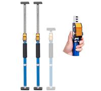 TOPWAY 2 pezzi puntello telescopico cartongesso 600-1000 mm - asta supporto regolabile in acciaio per soffitti, telai porte - fino a 60 kg