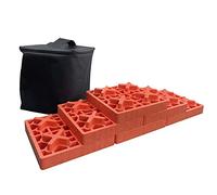 TOPWAY 6 Pezzi Blocchi di Gommapiuma per Autolivellanti per Caravan, Blocco di Supporto della Ruota Dell'auto Ideali per Livellare Ruote Singole e Doppie, Livellatrici per Camper