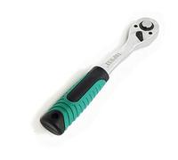 TOPWAY Cricchetto Reversibile 3/8", Manico per Chiave a Bussola a Sgancio Rapido a 72 Denti, Acciaio al Cromo Vanadio di Alta Qualità, Attrezzo per Riparazioni Auto, 200mm 422907