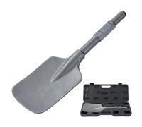 TOPWAY Pala per Argilla per Martello Demolitore PH65 95A, Albero Esagonale 1-1/8", 440 x 136mm, con Scatola in Plastica 121153