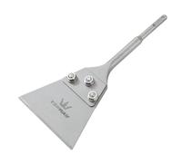 TOPWAY SDS Plus Scalpello per Piastrelle 5 Pollici (260mm x 125mm) Raschietto per Pavimenti, Scalpello a Spatola per Rimozione di Piastrelle, Tappeti, Linoleum 121122