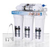 TOPWAY Sistema di Filtraggio Dell'acqua Sotto il Lavandino a 5 Stadi, 0,01 Micron Sistema di Ultrafiltrazione di 10"