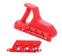 TOPWAY Taglierina Rapida per Cartongesso 45° e 60°, Utensile Manuale per Smussare i Bordi dei Pannelli in Gesso, Pialletto per Bordo per Lavori in Legno 347620