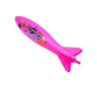 TOPWAYS 9" Large Pool Torpedo Rocket Spins & Glides Up to 30 Feet Like Underwater Football for Under Water Passing Games giocattolo subacqueo Toro Immersione Siluri