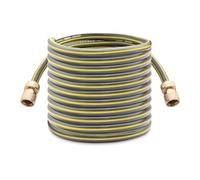 Topways Tubo da giardino, connettori per tubo da giardino in ottone da 1/2", prolunga per tubo dell'acqua da 5 m, per collegare l'avvolgitubo al rubinetto e l'irrigazione esterna (tubo flessibile da 5