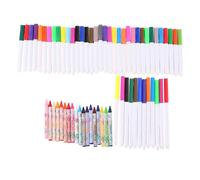 Topwrite, Kit Creativo 65 Pezzi con Pennarelli / Matite Colorate Assortite