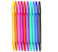 Topwrite, Set di 10 Penne a Sfera Colori Assortiti, Multicolore