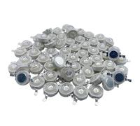 TOPXCDZ 50 pezzi chip LED ad alte prestazioni super luminoso SMD COB emettitore con diodo da 3 W, perline per illuminazione fai da te (Uv 395 nm)