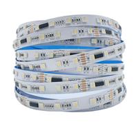 TOPXCDZ DMX Address DMX512 LED Pixel Light Strip RGBW RGBW 4 in 1 SMD 5050 Esterno IC TM512AC DC 12V 24V 60LEDs/M 5M IP20 (DC24V (SOP16), RGB+WW)