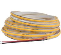 TOPXCDZ Striscia COB da 1 m, 5 m, 10 m, 20 m, AC, 220 V, 296 leds/M, IP20, 3000 K, 4000 K, 6000 K, driver costruito in decorazione per la casa, flessibile, corda a LED (5 m, 3000 K, bianco caldo)