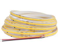 TOPXCDZ Striscia COB da 1 m, 5 m, 10 m, 20 m, AC, 220 V, 296 leds/M, IP20, 3000 K, 4000 K, 6000 K, driver costruito in decorazione per la casa, flessibile, corda a LED (5 m, 4000 K, bianco naturale)