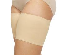 TopYart Fascia elastica anti-sfregamento per cosce - Pizzo con fodera in silicone antiscivolo, previene lo sfregamento tra le cosce, confortevole e sicuro, Colore pelle, M