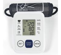 TopYart Misuratore Pressione da Bracciom, Sfigmomanometro Digitale, Polsino Regolabile da 22 a 36 cm, Misuratore Pressione da Polso (Bianco)
