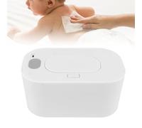 Topyond Dispenser per salviette umidificate scaldasalviette alimentato tramite USB, temperatura costante per neonati, grande capacità con display per la cura e il comfort del (Bianco)